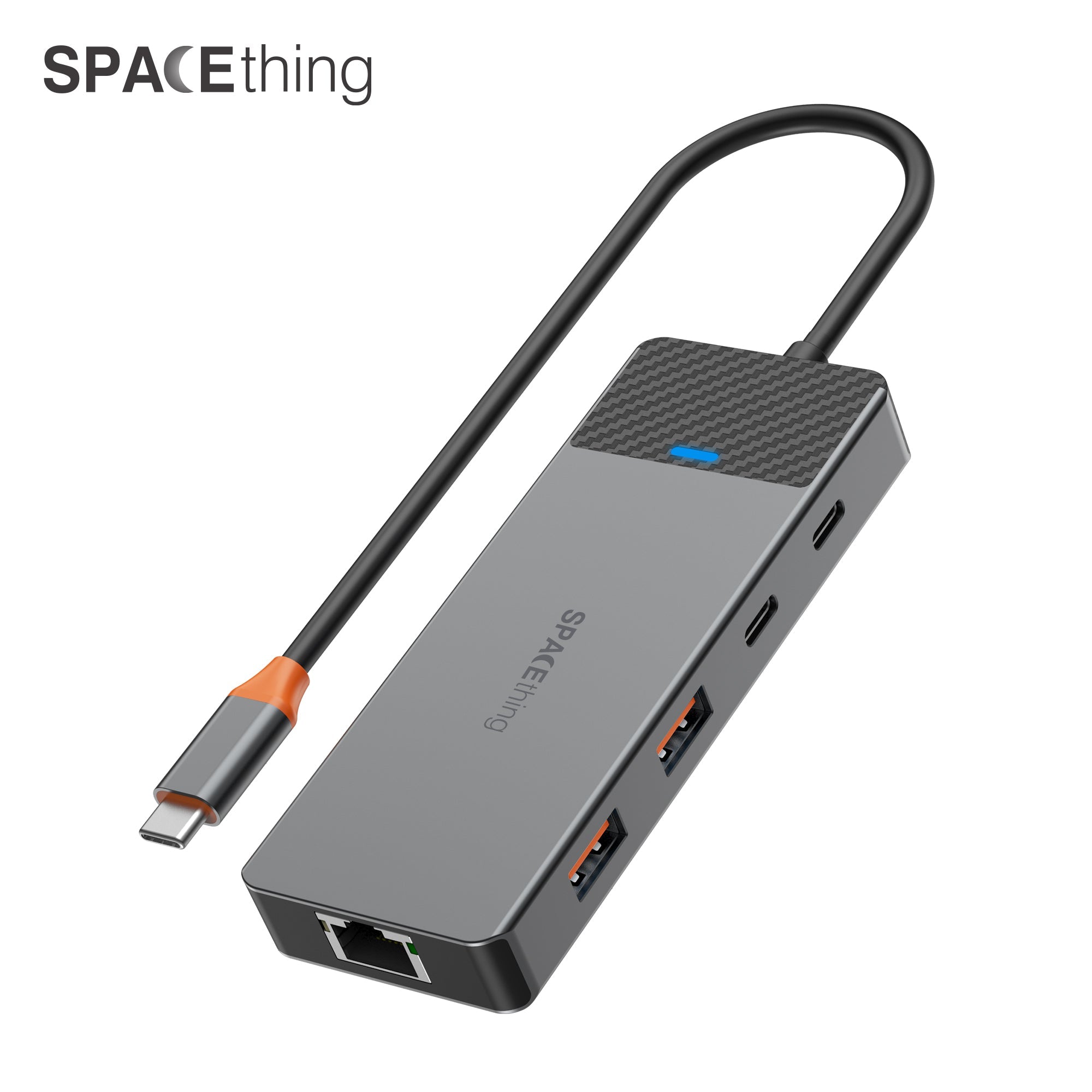 Spacething Linker 9-in-1 USB-C Hub – Grey
