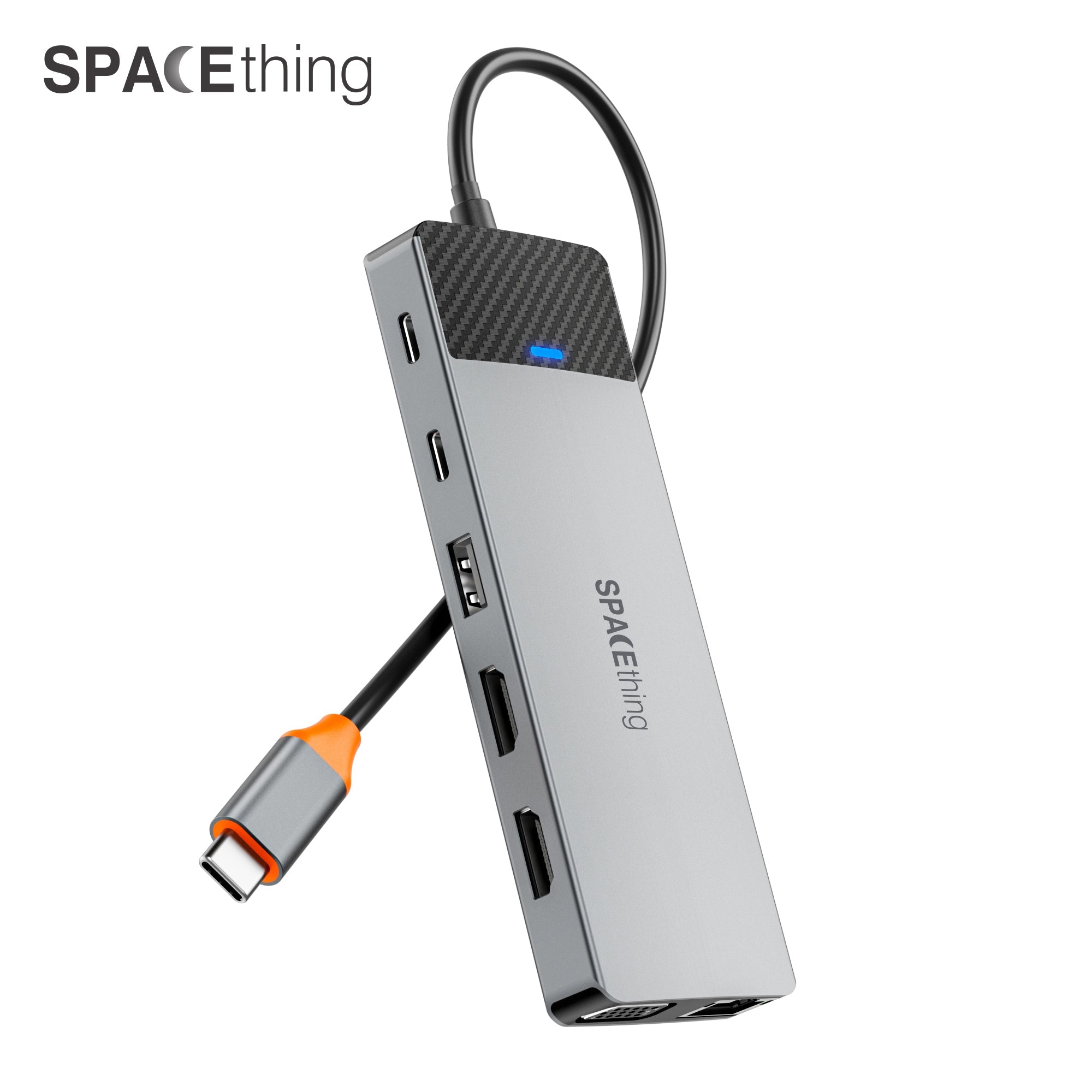 Spacething Linker 12-in-1 USB-C Hub | Grey
