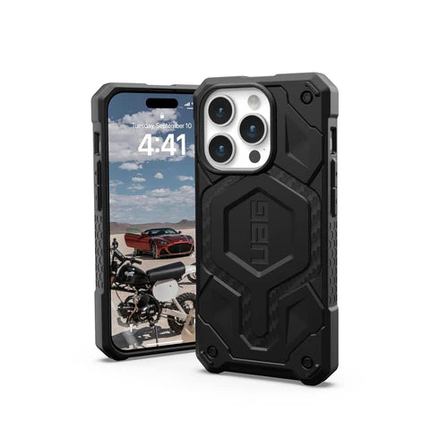 UAG iPhone 15 Pro  Monarch Pro Case - Carbon Fiber