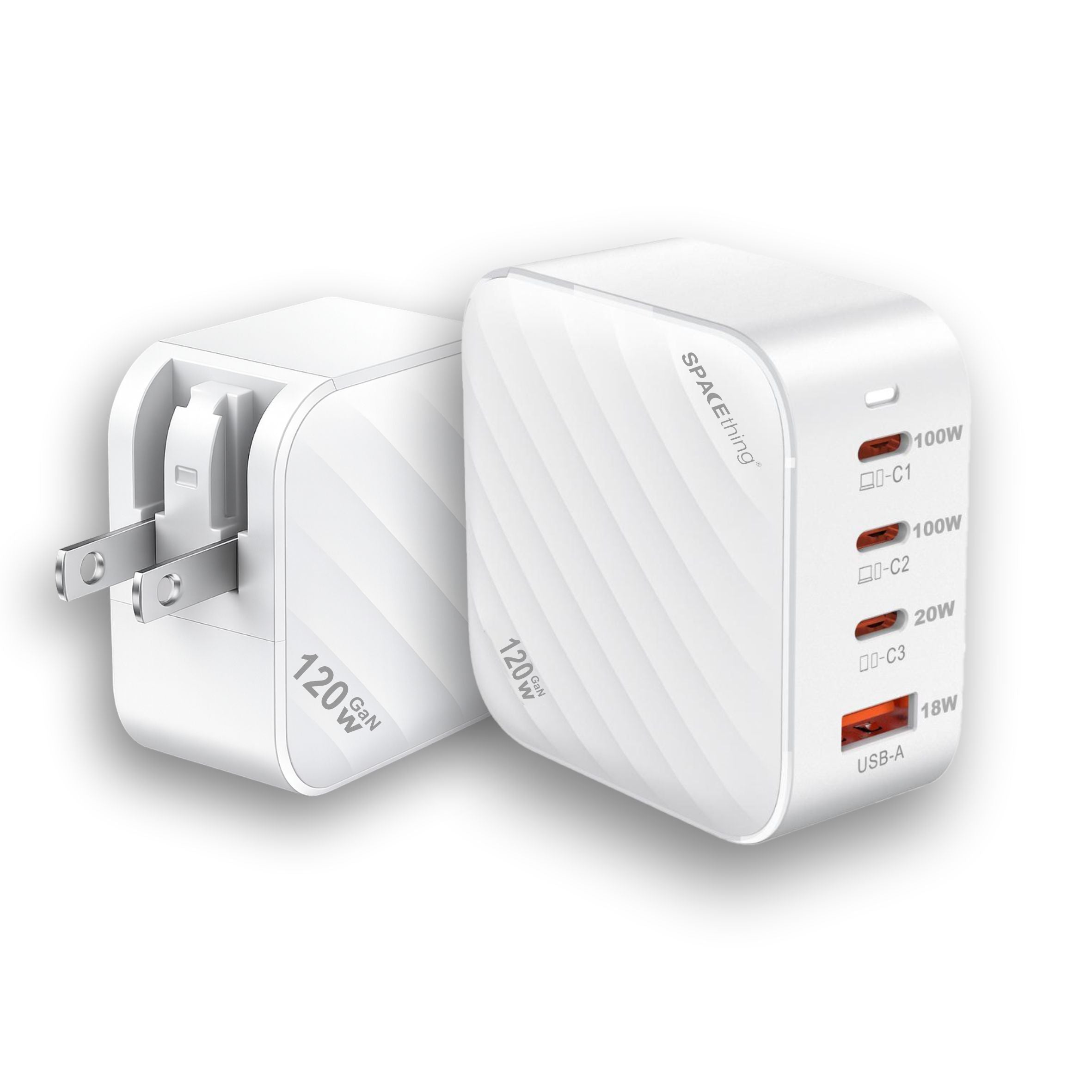 Spacething 120W Explorer Pro World Travel Adapter Colour  - White