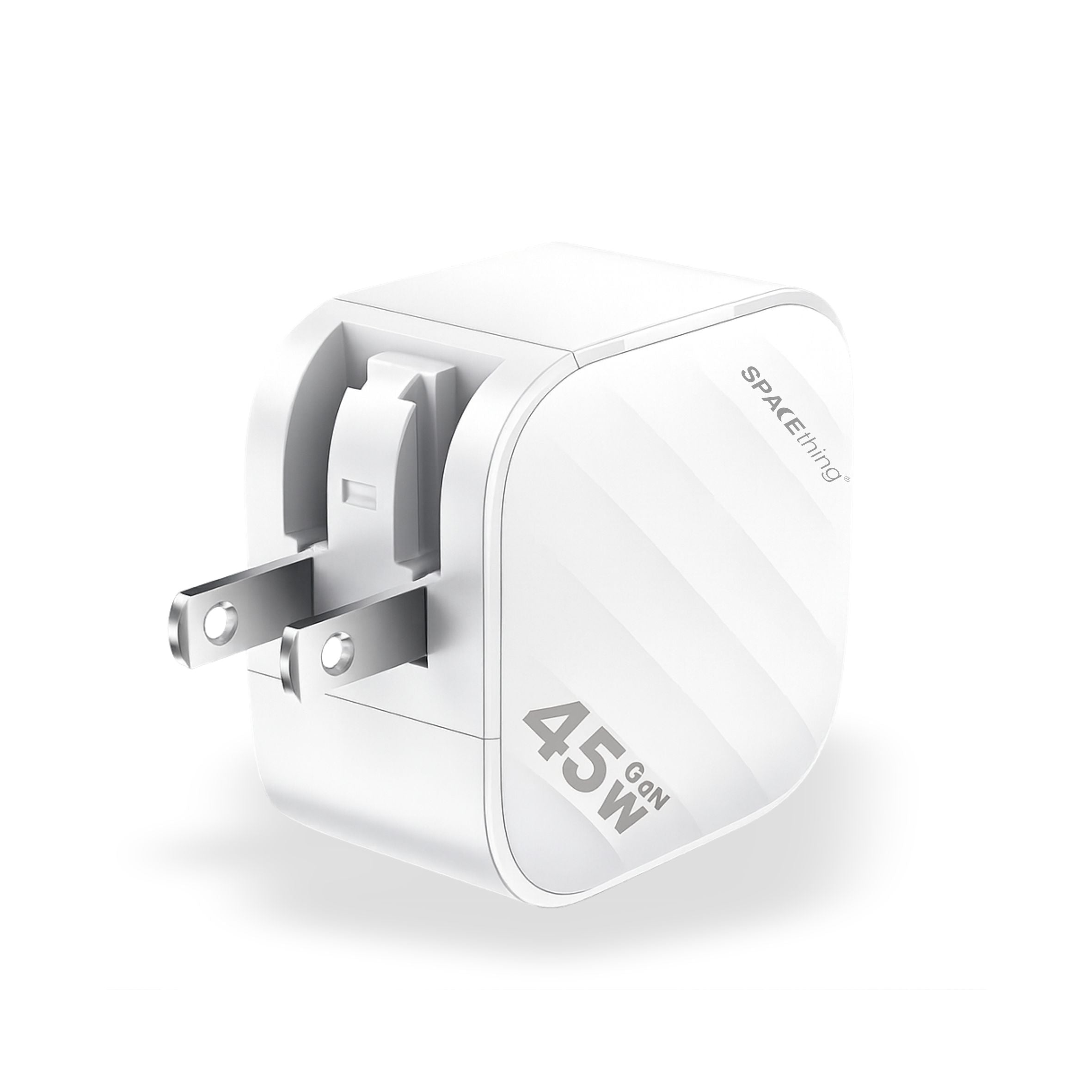 Spacething Explorer Pro 45W /65W/ 120W GAN  World Travel Charger Colour  - White