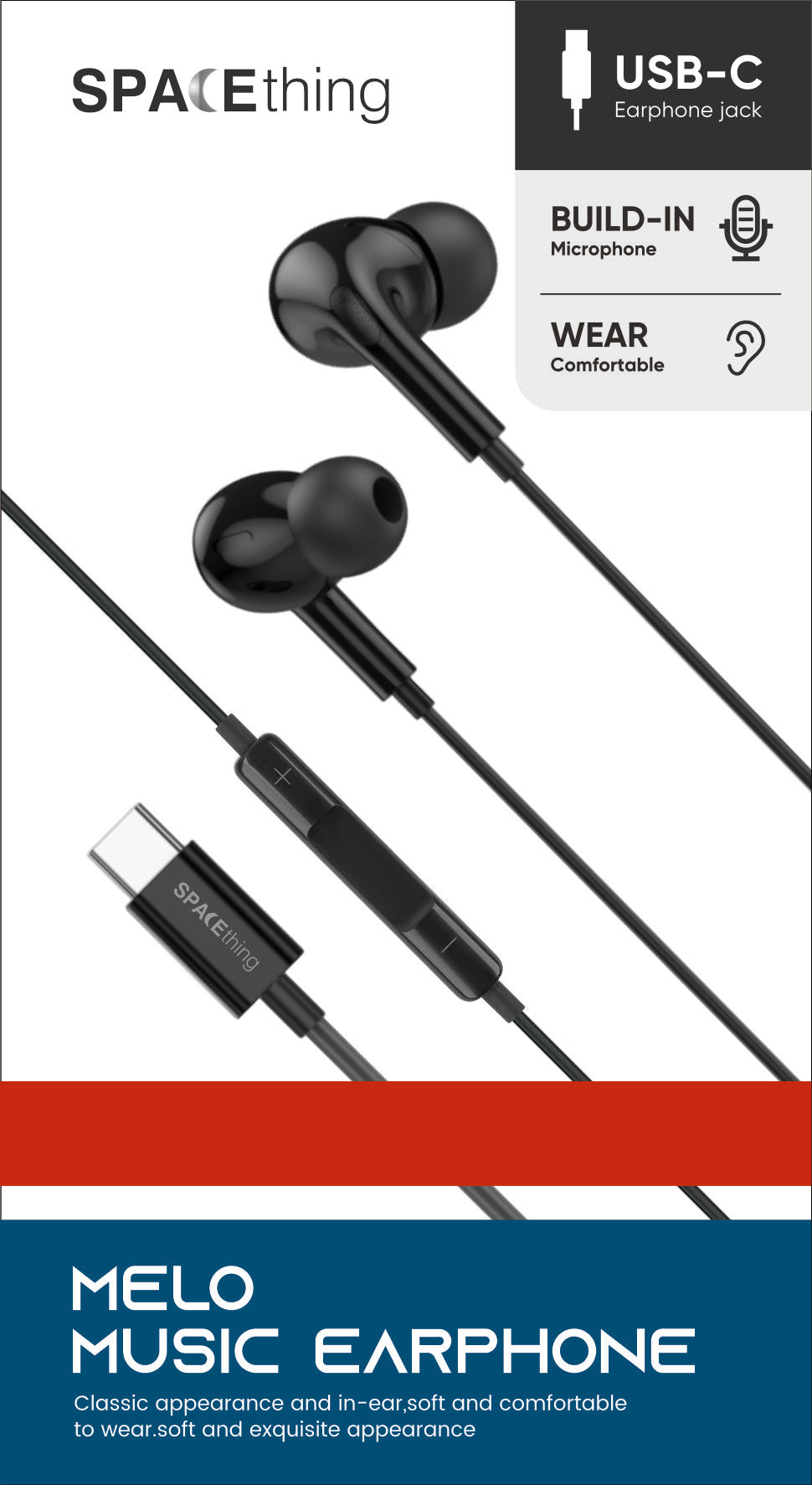 Spacething Melo Type-C Music Earphone