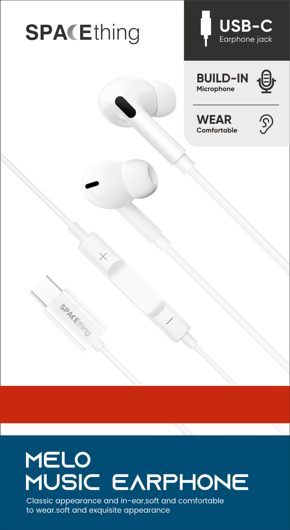 Spacething Melo Type-C Music Earphone