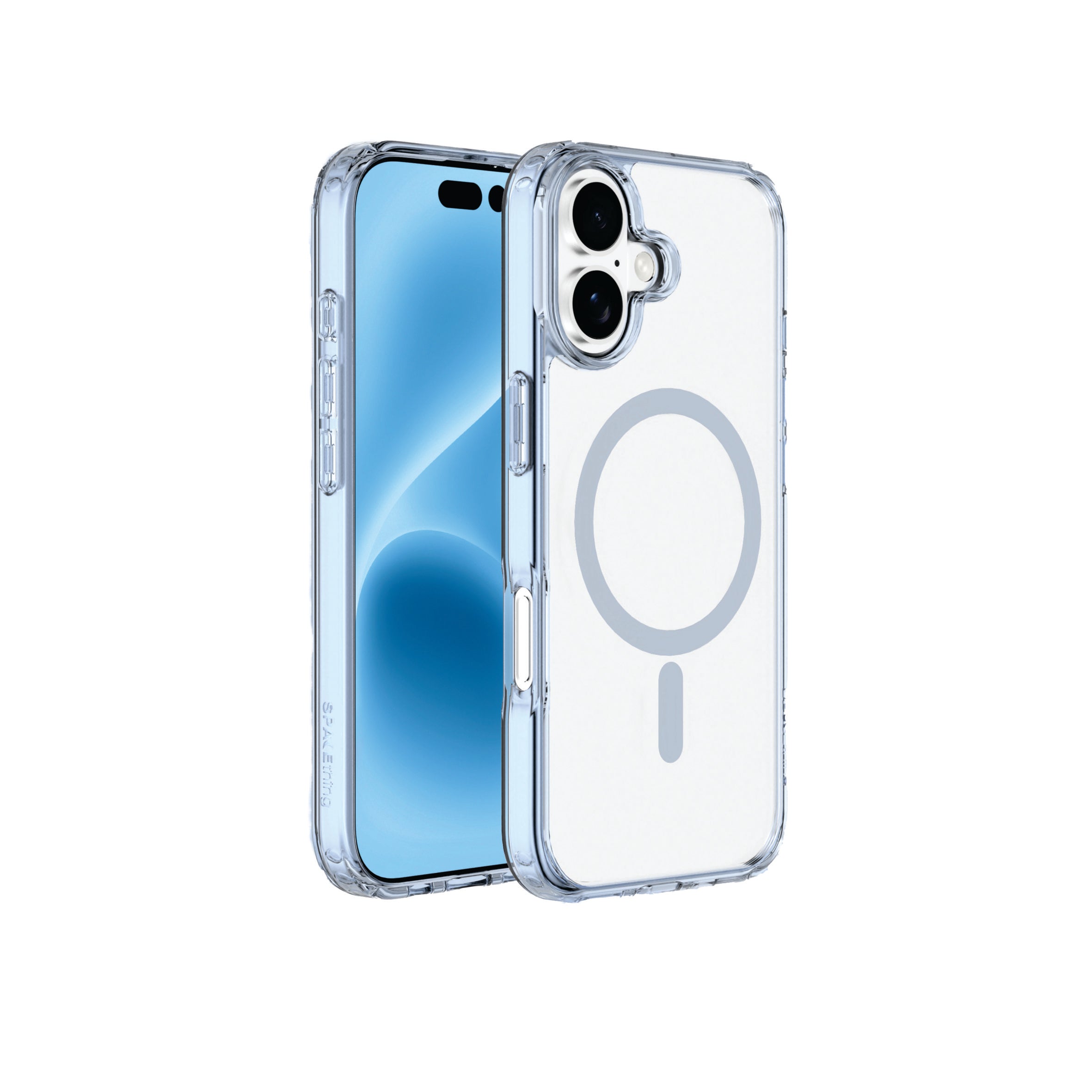 Spacething Minimal MagSafe Case | iPhone 17 - Light Blue