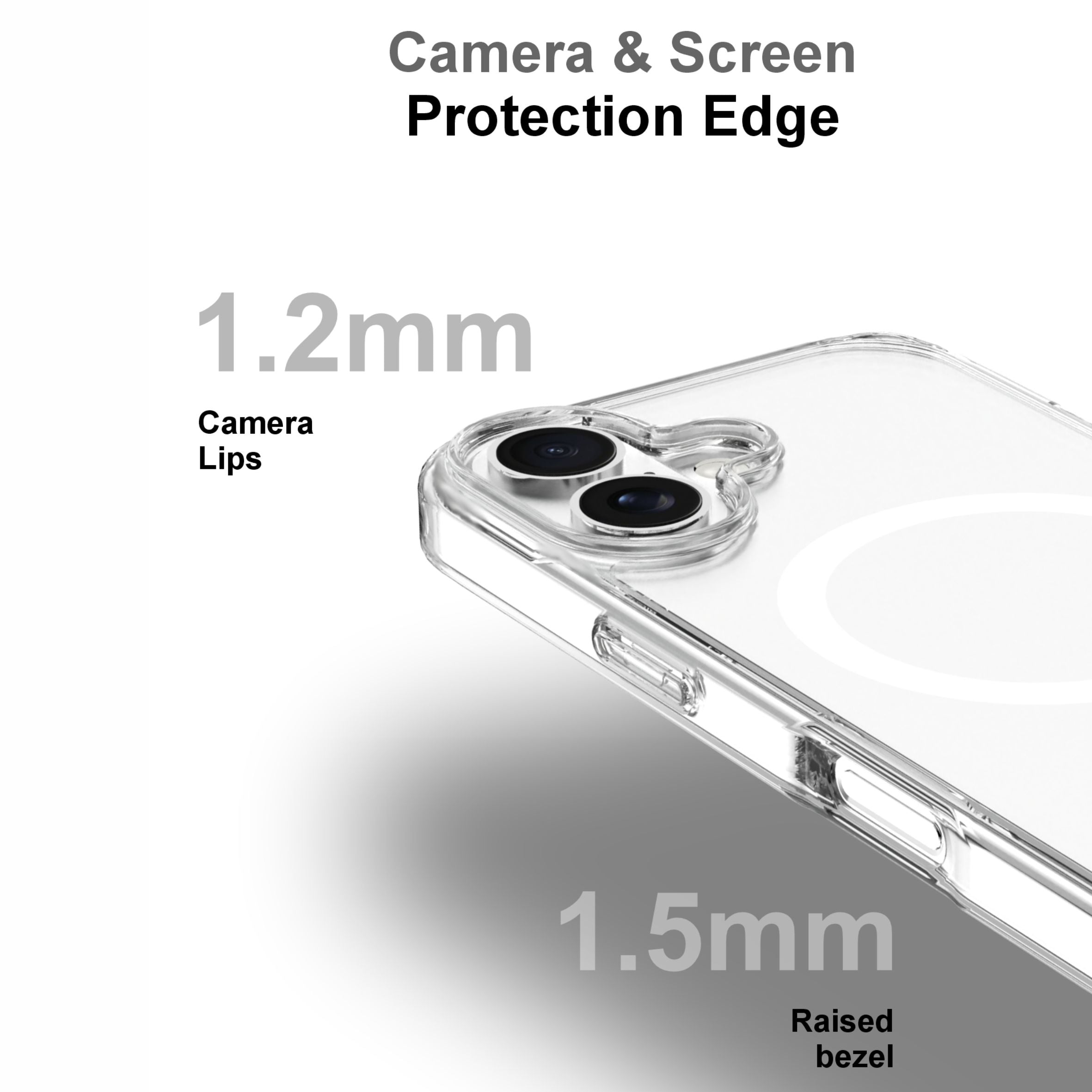 Spacething Minimal MagSafe Case | iPhone 17 - Clear