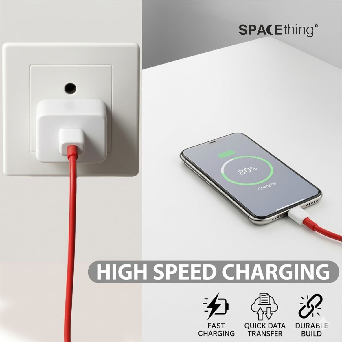 Spacething Supervooc 100W USB-TO Type C MultiProtocol Cable