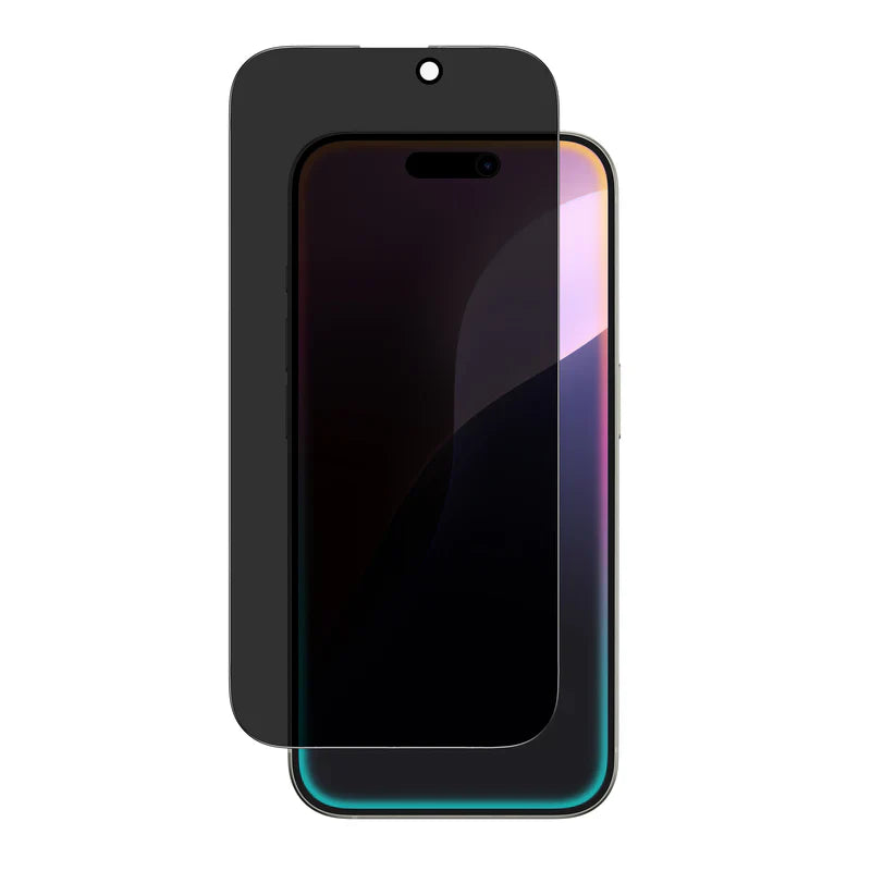 Spacething iPhone 14/15/16 Series 2 Way Privacy Tempered Glass - Black
