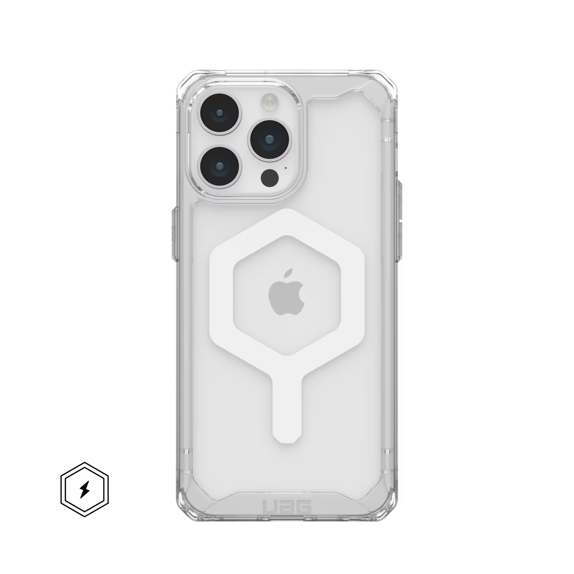 UAG Plyo iPhone 15 Pro  Case - Ice/White