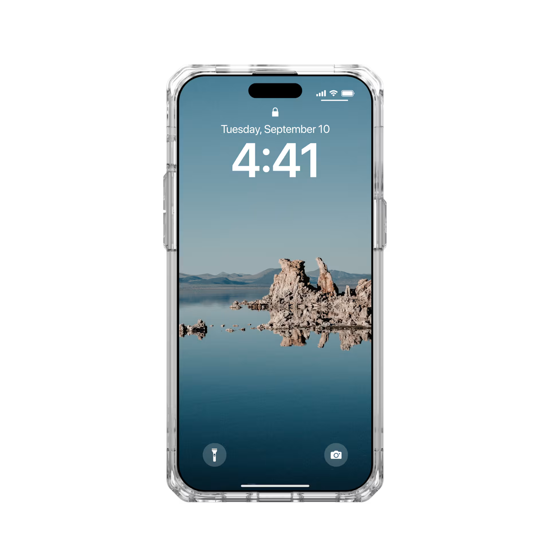 UAG Plyo iPhone 15 Pro  Case - Ice/White