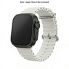 Spacething Ocean Apple Watch Band – 49mm / 45mm Size - White