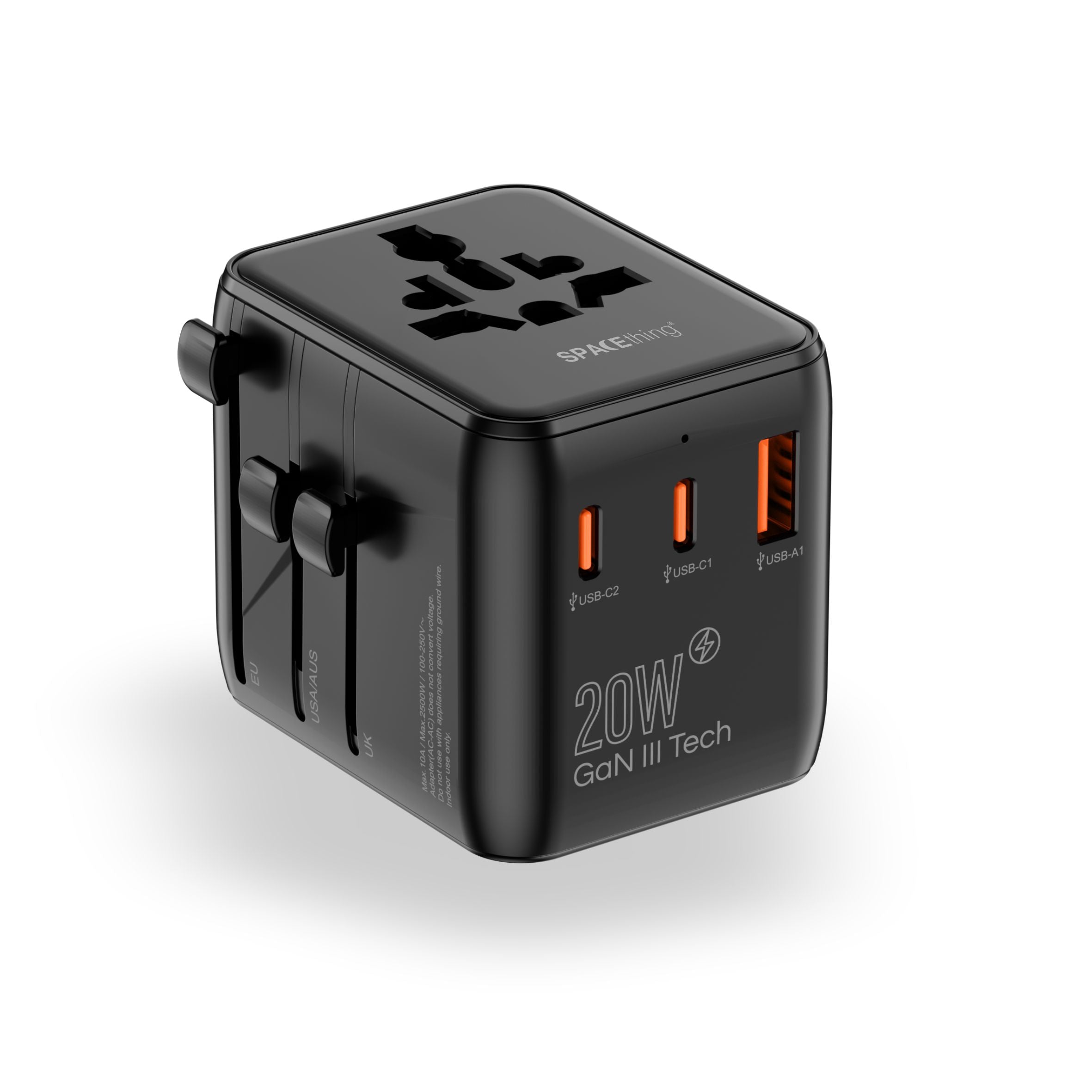 Spacething World Travel Adapter - 20/35/70W