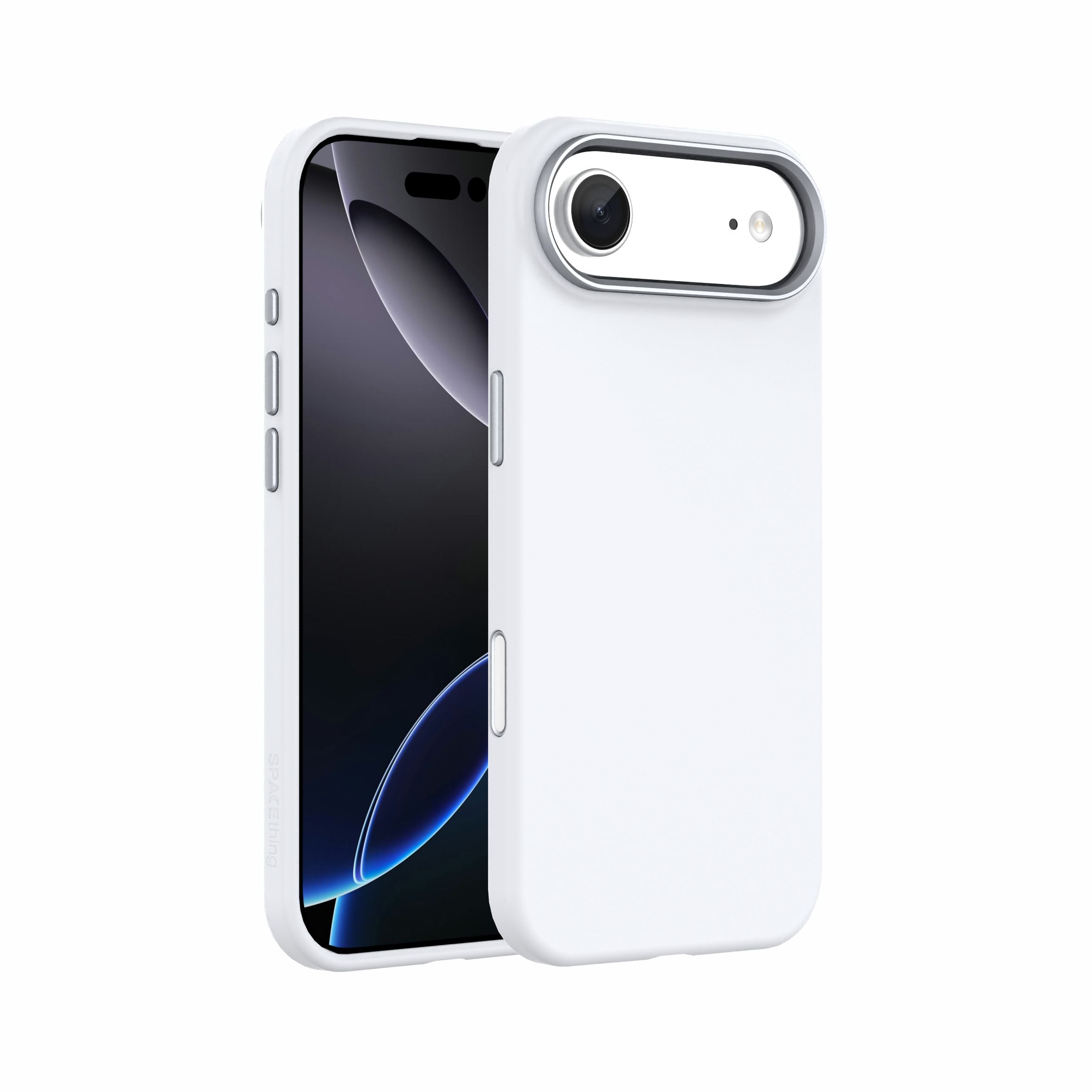 Spacething Smoothie Silicone Case for iPhone 17 Air - White