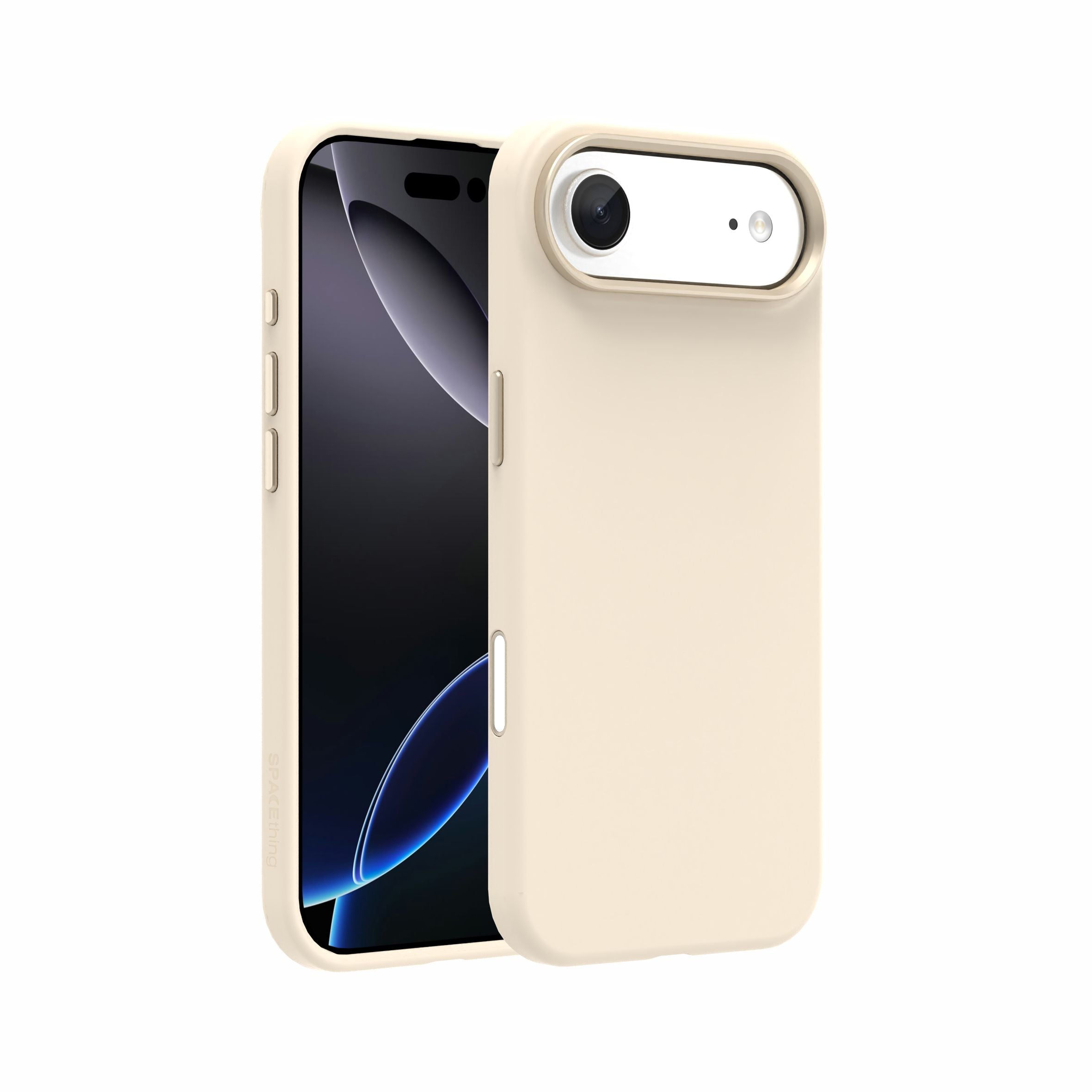 Spacething Smoothie Silicone Case for iPhone 17 Air - Gold