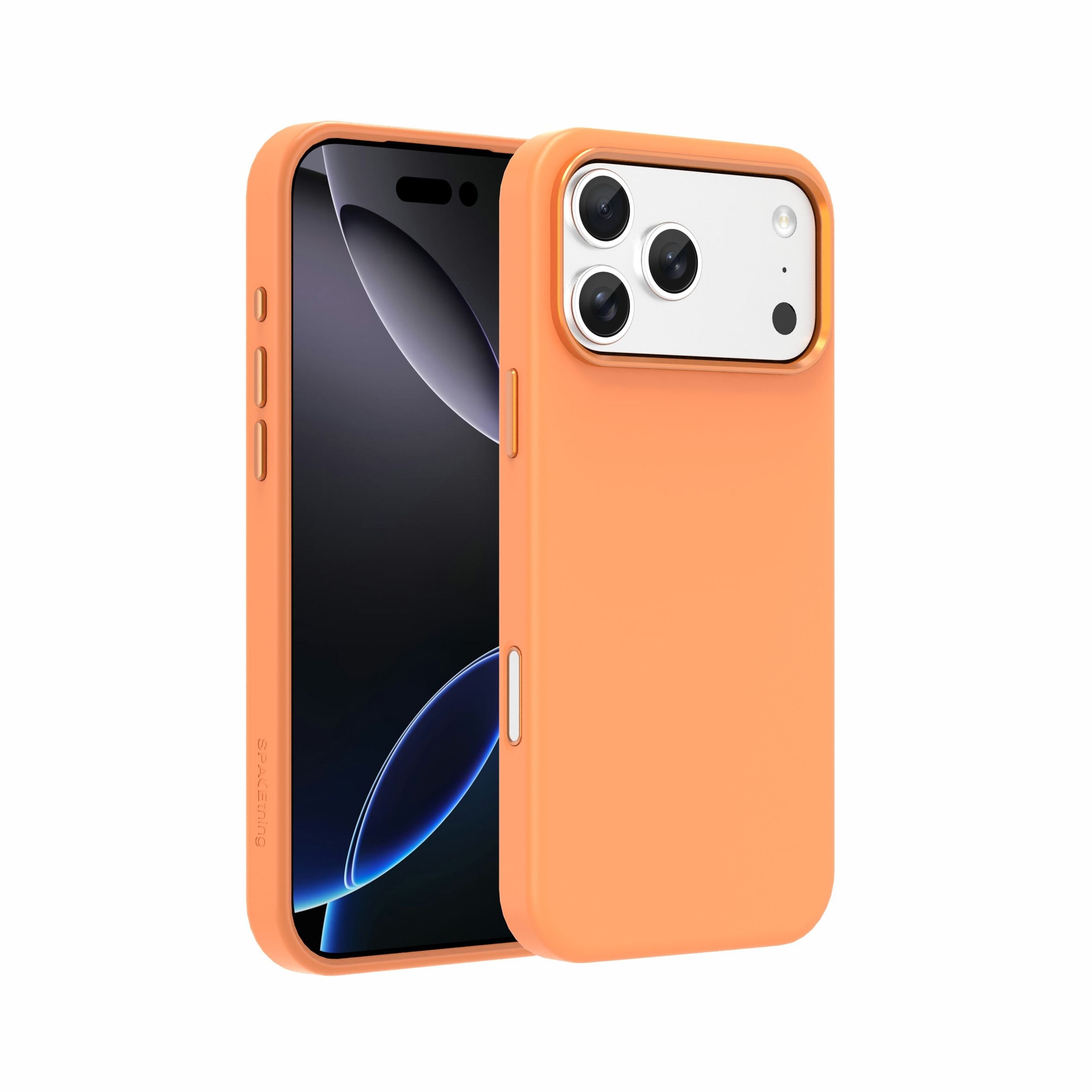 Spacething Smoothie Silicone Case for iPhone 17 Pro Max - Orange