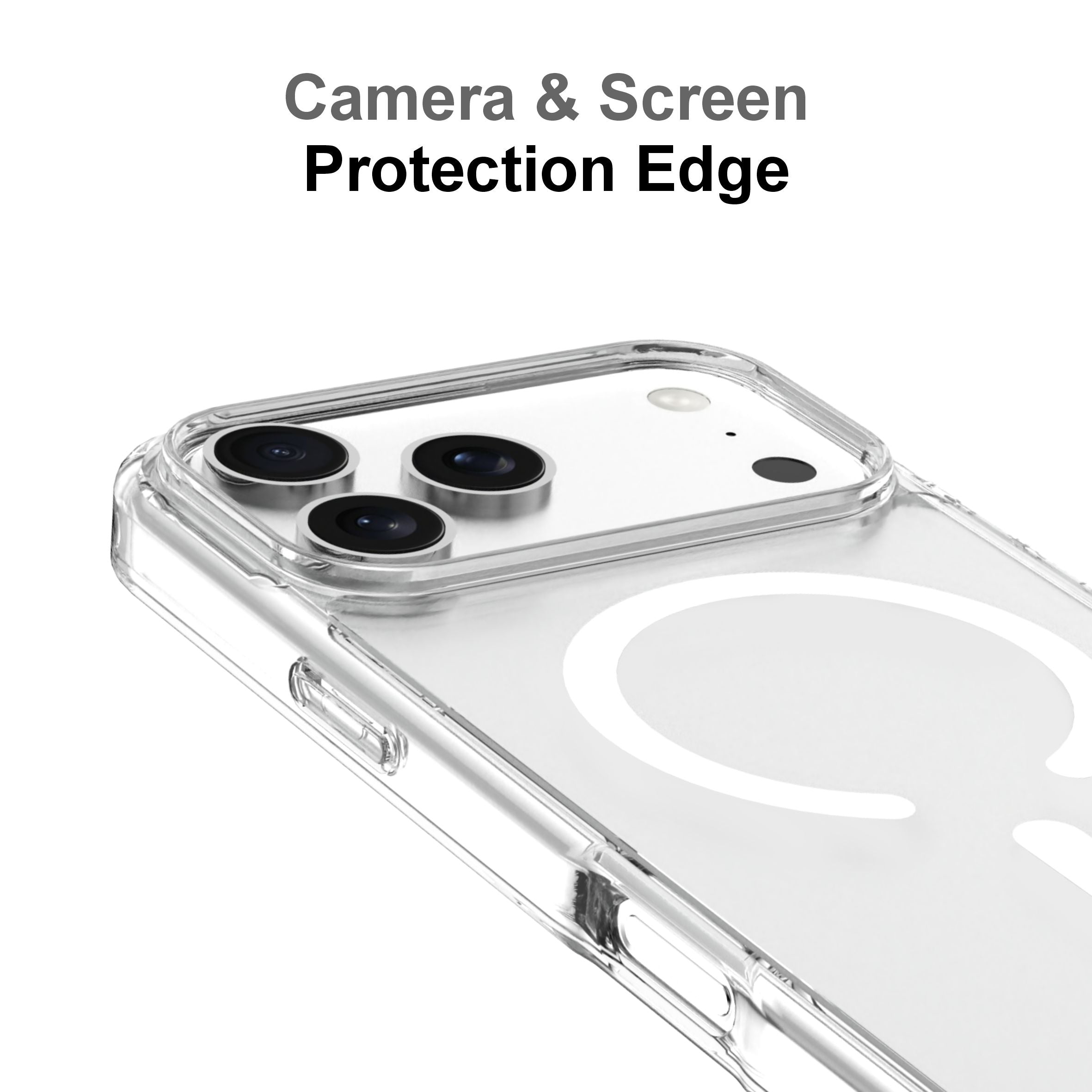 Spacething Minimal MagSafe Clear Case for iPhone 17 Pro Max