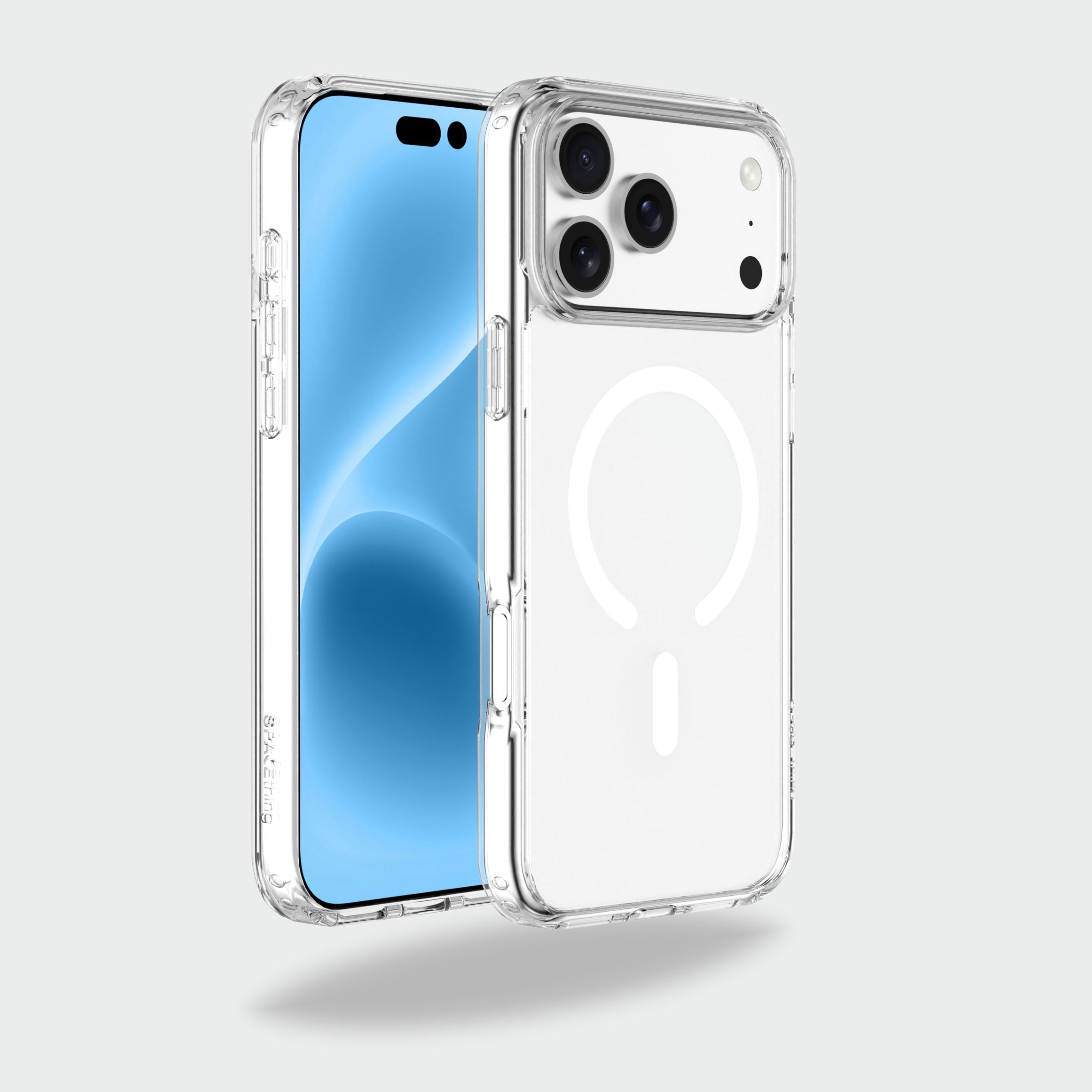 Spacething Minimal MagSafe Clear Case for iPhone 17 Pro Max