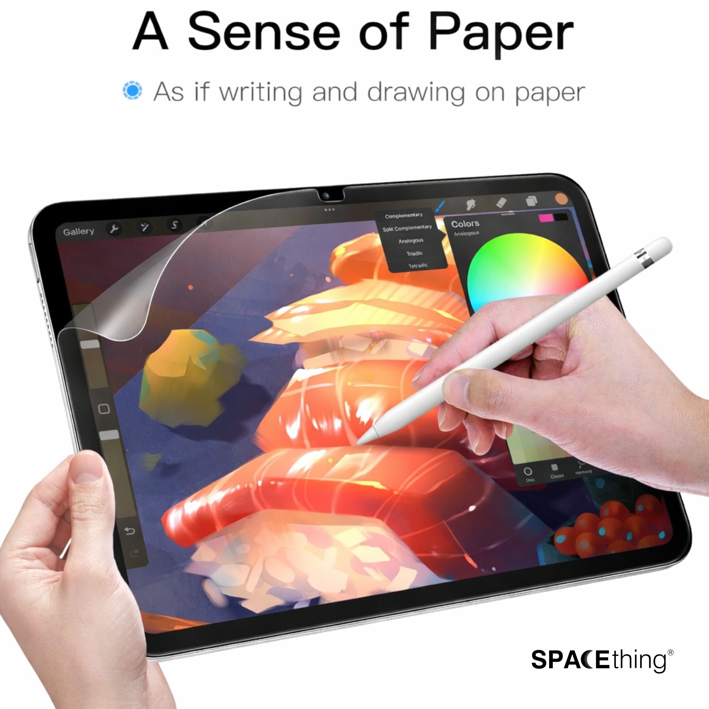 Spacething Privacy Tempered Glass for iPad