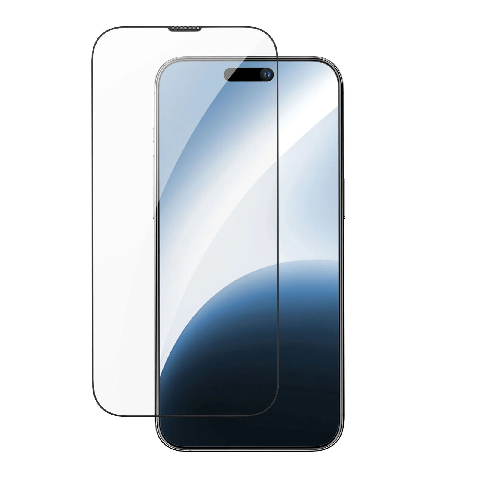 Spacething iPhone 14/15/16 Series Full Clear Tempered Glass