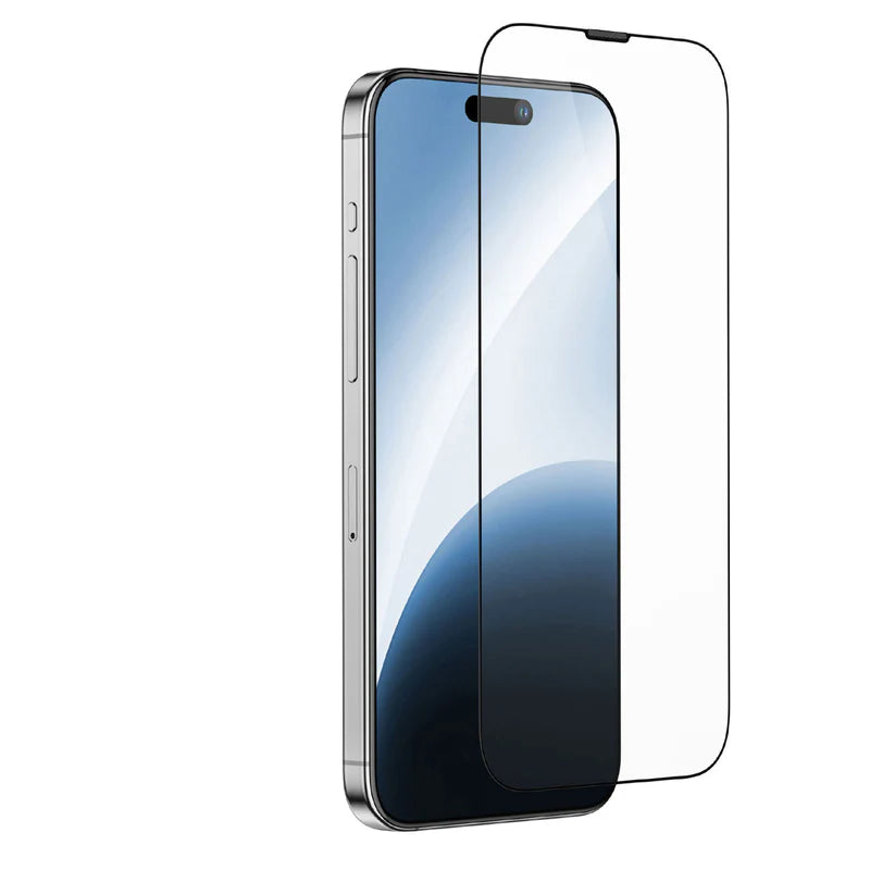 Spacething iPhone 14/15/16 Series Full Clear Tempered Glass
